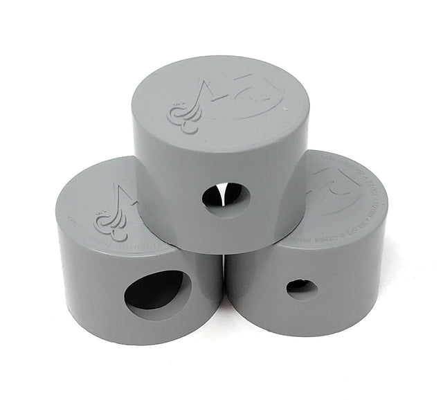 Paramount PV3 Snap On Step Nozzle Caps 3 Piece (Light Gray) - ePoolSupply
