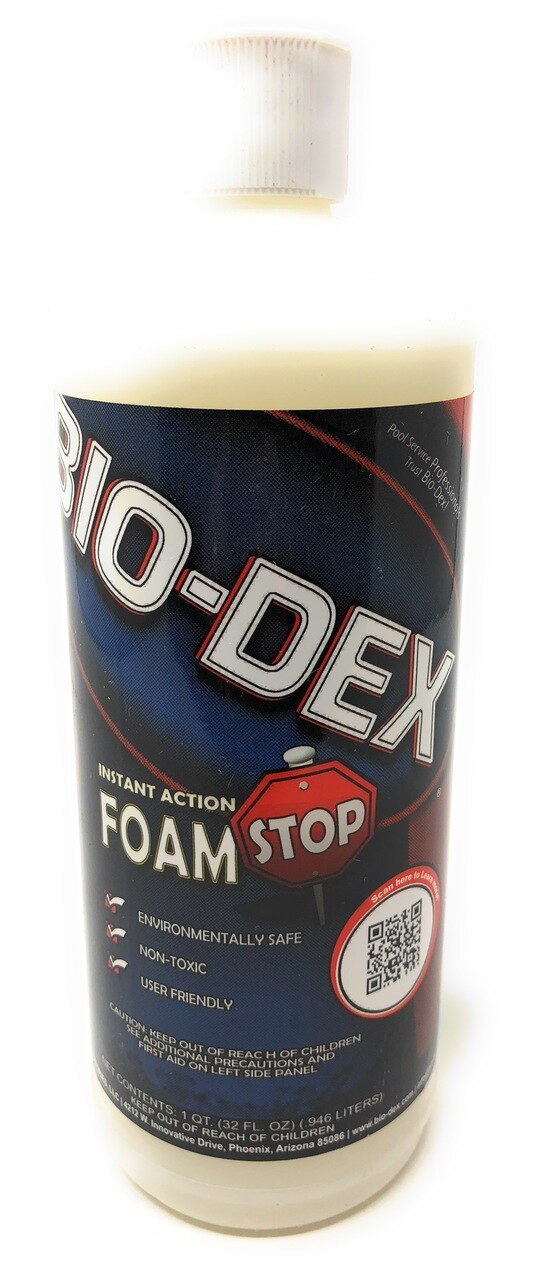 Front View - Bio-Dex Laboratories Spa Foam Stop (32 Oz.) - ePoolSupply