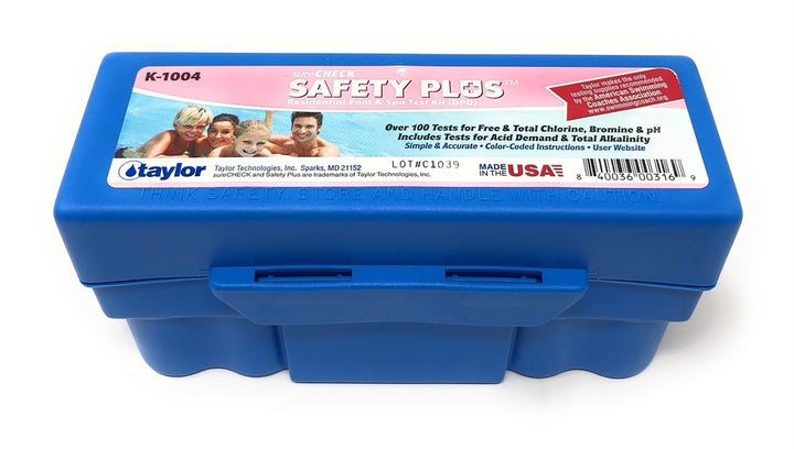 Taylor Technologies Safety Plus Test Kit for Chlorine/Bromine, pH, Alkalinity (DPD) - ePoolSupply