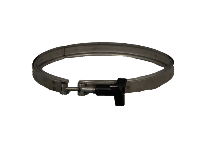 Front View - Paramount In-Floor Cleaning System Band Clamp (Stainless Steel) - ePoolSupply
