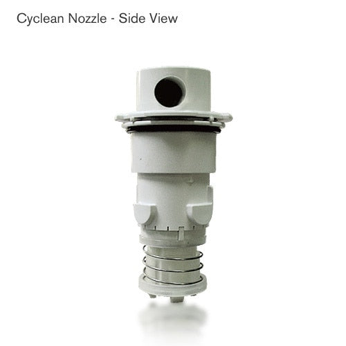 Front View - Paramount Cyclean Pop Up Head with Nozzle Caps (Light Gray) - ePoolSupply