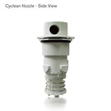 Front View - Paramount Cyclean Pop Up Head with Nozzle Caps (Light Gray) - ePoolSupply