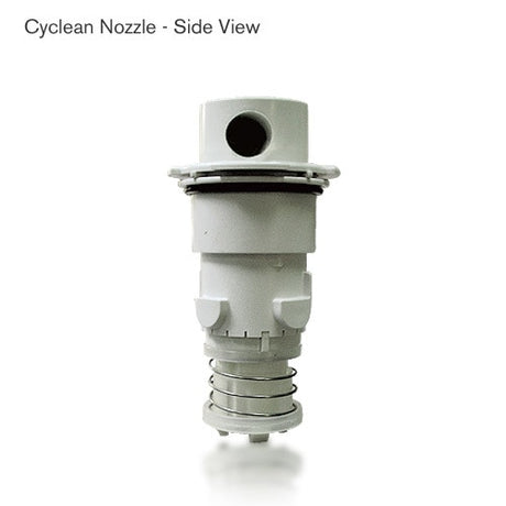Front View - Paramount Cyclean Pop Up Head with Nozzle Caps (Light Gray) - ePoolSupply