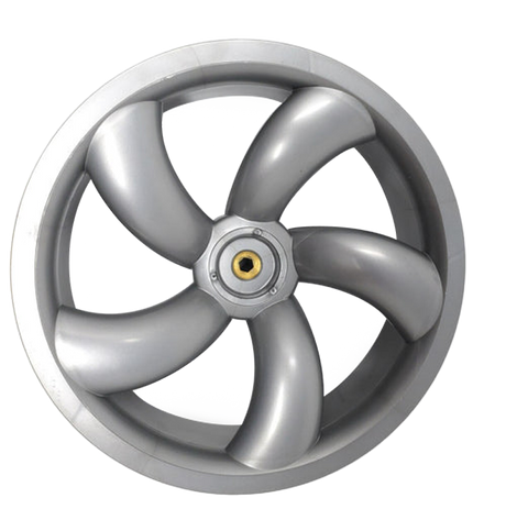 Polaris 3900 Sport single-side replacement wheel, silver five-spoke design