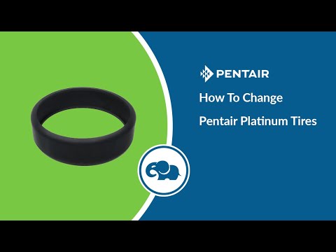 Pentair Kreepy Krauly Platinum Wheel - Rubber Tire - Black