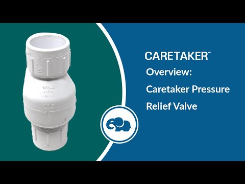 Caretaker Pressure Relief Valve (White) | 1-1-220