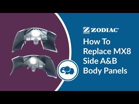 Zodiac MX8 Elite and Original Models Body Panel, Right (B)