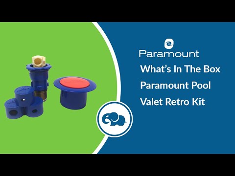 Paramount Pool Valet Retro Single Head Kit (Light Gray)
