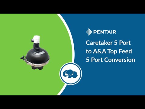 Top Feed Complete 1.5" 5 Port Actuator T-Valve w/ QuikStop - Pentair In-Floor(A&A)