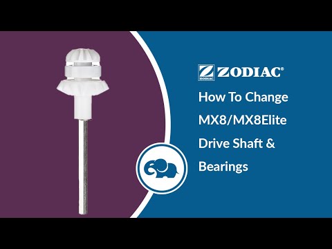 Zodiac MX8/MX6 Elite and Original Models Drive Shaft Assembly (Sold Individually)