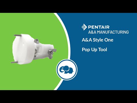 Style 1 High Flow Pop-Up Head (Gray) - Pentair In-Floor(A&A)