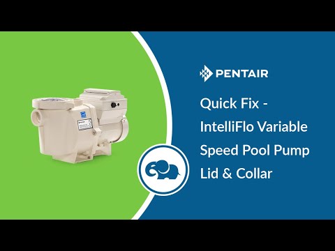 Pentair IntelliFlo Variable Speed Pool Pump Lid and Collar - Quick Fix video