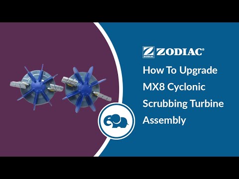 Zodiac MX8/MX6 Elite Cyclonic Scrubbing Turbine Assembly, 2/PK