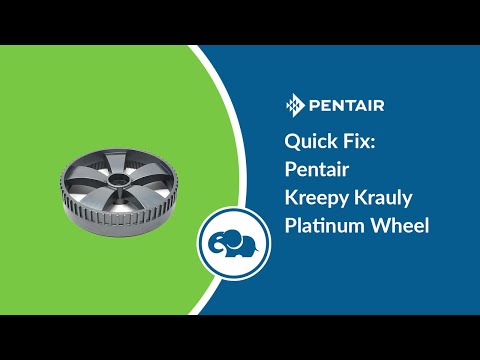 Youtube video for Pentair Kreepy Krauly Platinum Wheel w/ out Bearings - Grey