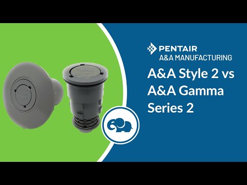 Gamma Series 2 Adjustable Flow Pop-Up Head (Gray) - Pentair In-Floor(A&A)