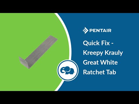 Pentair Kreepy Krauly Great White / Dorado Ratchet Tab (Stainless Steel)