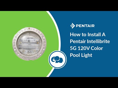 How to Install a Pentair Intellibrite 5G 120V Color Pool Light video