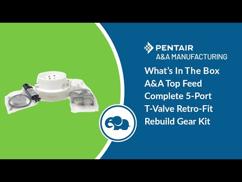 Top Feed Complete 5 Port Ball Valve Rebuild Kit - Pentair In-Floor(A&A)