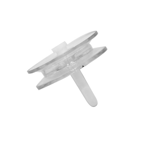 Clear plastic wheel and axle assembly for Hayward AquaBug pool cleaner