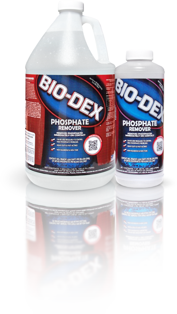 View of Both Size Bottles - Bio-Dex Laboratories Phosphate Remover (32 Oz.) - ePoolSupply