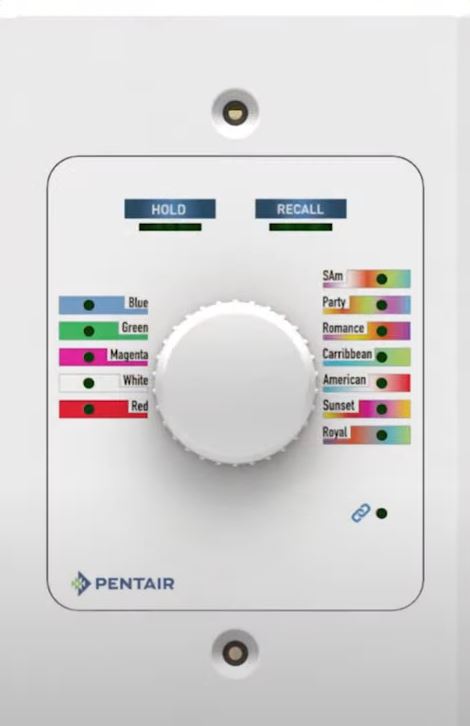 Pentair Color Sync Waterproof Outdoor LED Color Pool and Spa Light Controller - Front View